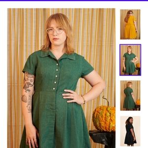 Tuesday Bassen Diner dress with embroidery